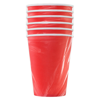 HB90-430-6-0497 Disposable paper cup "Formacia Red" 12 oz (300&nbsp;ml)