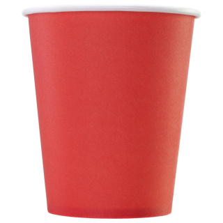 HB70-195-0495 Disposable paper cup red 6 oz (165 ml)