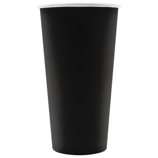 HB90-630-112620 Disposable paper cup black 18 oz (500&nbsp;ml)
