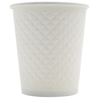 EHB80-280-0000 Embossed single-wall paper cup 8 oz (250 ml)