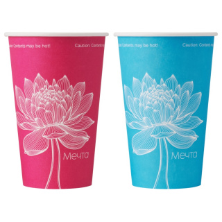 HB80-360-109907 Disposable vending paper cup "Lotus" 12 oz (300&nbsp;ml)