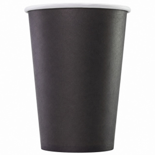 HB90-430-L-133048 Disposable paper cup black 12 oz (300&nbsp;ml) LIGHT