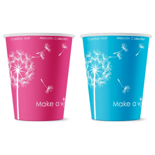 HB70-180-8926 Disposable paper cup "Make a Wish" 6 oz (150 ml)