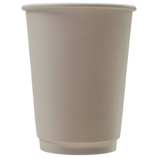 DW90-430-0000 Disposable double-wall paper cup white 12 oz (300 ml)