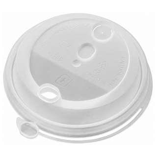 CH-90U-000 lid for cups (flip-top), d 90 mm, frosted transparent