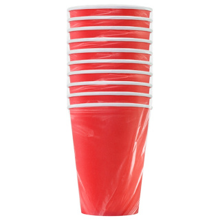 HB90-430-10-0497 Disposable paper cup "Formacia Red" 12 oz (300&nbsp;ml)