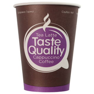 HB90-430-0058 Disposable paper cup "Taste Quality" 12 oz (300 ml)