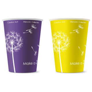 HB90-430-8930 Disposable paper cup "Make a Wish" 12 oz (300 ml)