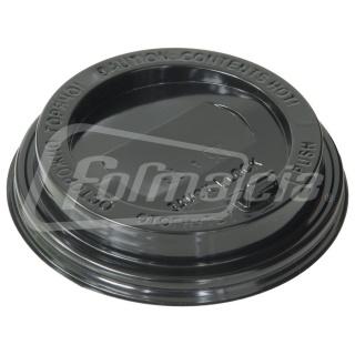 CH-90FB-K Paper cup lid d 90 mm, black