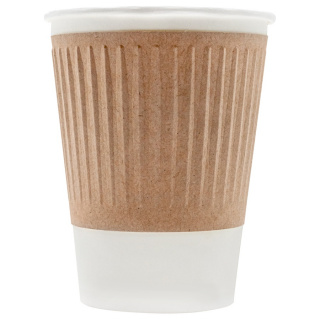 EH90-430-105450 Embossed single-wall paper cup 12oz (300 ml)