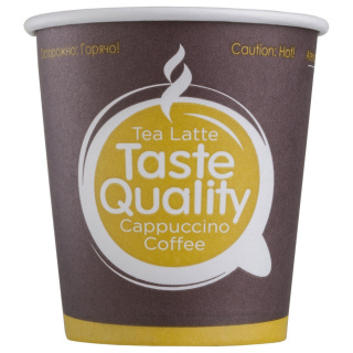 HB62-120-0076 Disposable paper cup "Taste Quality" 4 oz (100 ml)