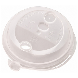 CH-90U-001 lid for cups (flip-top), d 90 mm, white