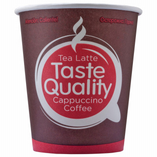 HB72-205-0001 Disposable paper cup "Taste Quality" 7 oz (180 ml)