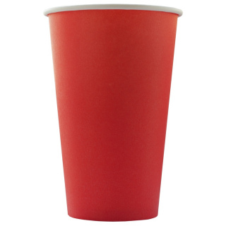 HB90-530-1027 Disposable paper cup red 16 oz (400 ml)