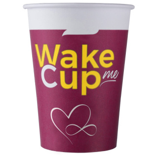 HB70-210-1196 Disposable paper cup "Wake Me Cup" 7 oz (200 ml)