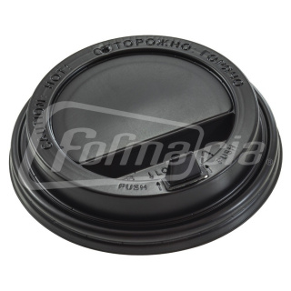 CH-90FB-A Paper cup lid d 90 mm, black